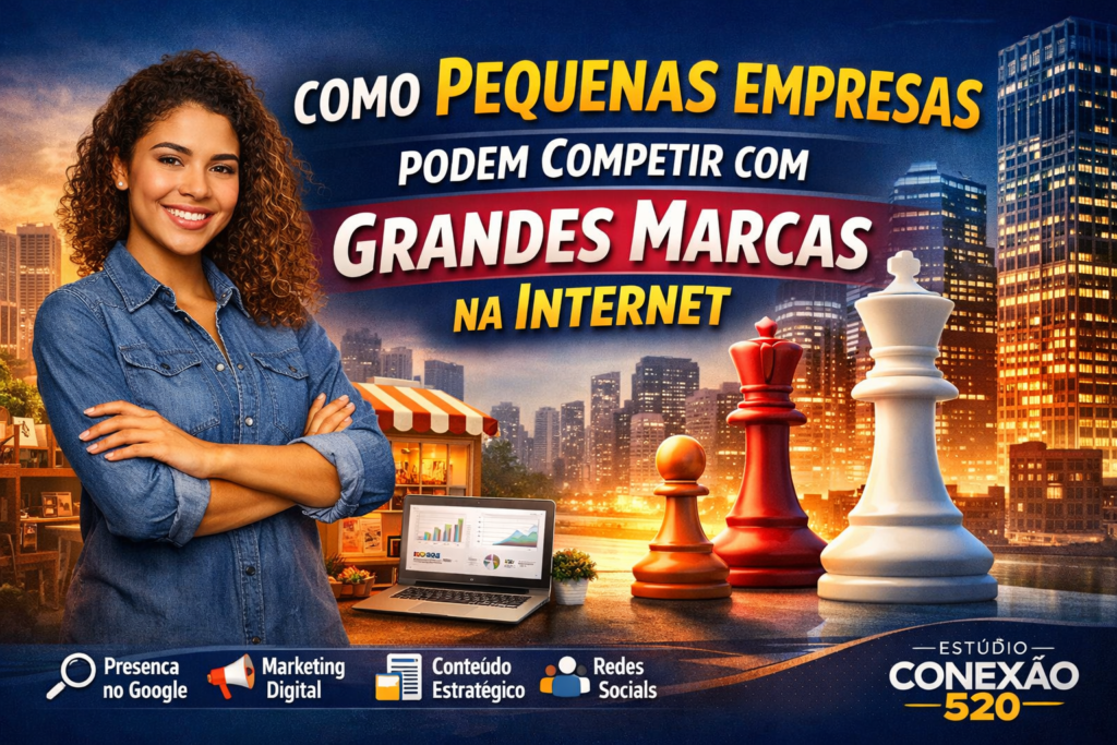 Como Pequenas Empresas Podem Competir com Grandes Marcas na Internet