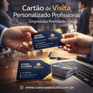 Cartão de Visita Personalizado Profissional | Impressão Premium para Empresas