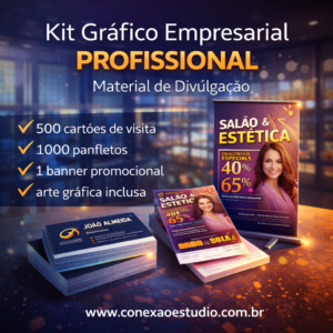 Kit Gráfico Empresarial Profissional | Material de Divulgação